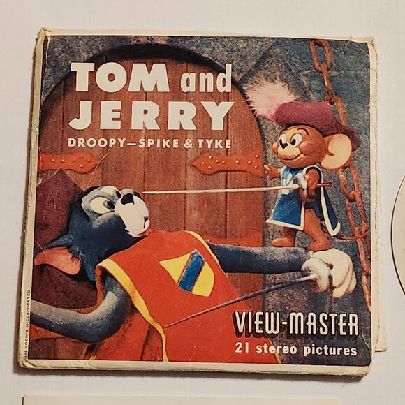 VINTAGE 1956 View Master Tom and Jerry Reels x 2 - Picture 2 of 8